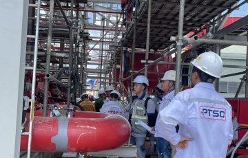NGHIỆM THU HỆ THỐNG PCCC CHO TỔNG DẦU KHÍ CẢNG PTSC