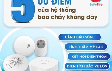💡 5 ƯU ĐIỂM VƯỢT TRỘI CỦA HỆ THỐNG BÁO CH.ÁY CỤC BỘ KHÔNG DÂY💡