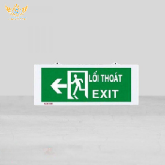 Đèn Exit KENTOM 2 Mặt Chỉ Hướng