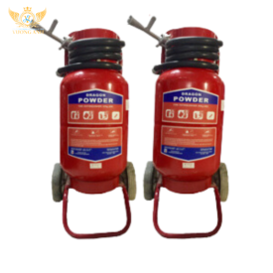 Bình Chữa Cháy Dragon/Việt Nam Bột ABC 35KG Xe Đẩy